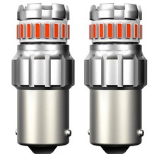2Pcs 1156 LED Brake Tail Turn Signal Light Bulbs Red Super Bright Error Free picture