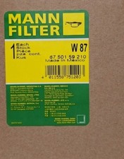 Original MANN-FILTER W87 Oil Filter W 87 New RB picture