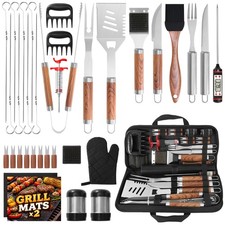 Kaluns 35PC BBQ Grill Tools Set – Heavy Duty Stainless Steel Grill Accessorie... picture