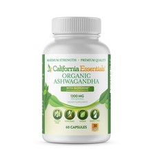 California Essentials Ashwagandha 2 Pack 240 Capsules 1300mg BioPerine picture