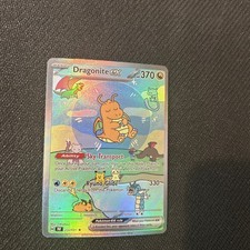 Pokemon Bubble Dragonite Special Doujin Art Textured Holo Card picture