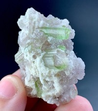 142 Carat Blue Tourmaline Crystal Specimen From Afghanistan picture