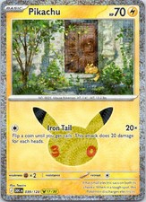 Pikachu 039/128 Holo Pikachu Rare ME: 30th Celebration Pokemon Near Mint picture