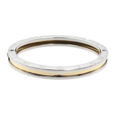BVLGARI 18K Yellow Gold SS B-zero 1 Bangle Bracelet Excellent A3079 picture