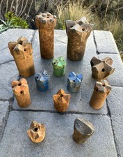 From Historic Butte Montana: 12 Hard Rock Mining Drill Bits/Brass Tool Check Tag picture