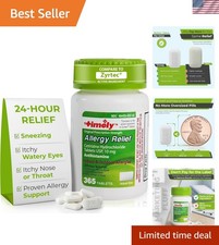 TIME-Cap Labs 365 Tablets Cetirizine HCl 10mg Allergy Relief - Antihistamine ... picture