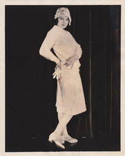 1926 Press Photo Actress Ann Rork Models Sports Sweater Outfit with Matching Hat picture