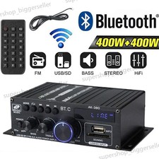 800W 2 Channel Bluetooth Mini HIFI Power Amplifier Audio Stereo Amp Home Car FM picture