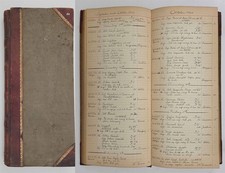 1923 antique PHARMACY PRESCRIPTION LEDGER lynn ma DRUGSTORE MEDICINE DOCTORS RX picture
