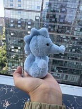 Jellycat Fluffy Seahorse Adorable Plush Toy Small Size Ocean Friend picture