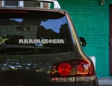 Rammstein Car Decal Vinyl Band Logo Glossy Bumper Sticker Heavy Metal Industrial picture