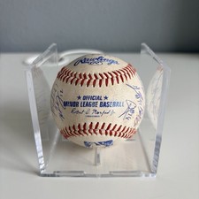 Frisco RoughRiders 2026 Autographed Team Ball Official GU MiLB 24 Sigs Rangers picture