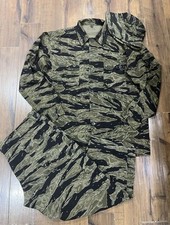 Vietnam Tiger Stripe Tadpole Sparse Shirt/Pants/Cap Replica Uniform USA Made XXL picture