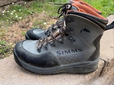 Simms Men’s Wading Boots Size 11 Rubber Sole Used Fishing Fly Fishing picture