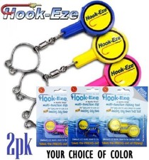 HOOK-EZE New, Un-opened 2pk Choice of Colors. Hookeze Safety Tying Device  picture