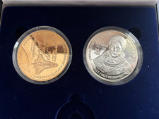 ISRAEL, ILAN RAMON FIST ASTRONAUT, SILVER AND BRONZE, SET picture