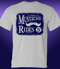 Mustache Rides only a Nickel T-shirt picture