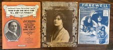 Aloha Oe, Valley of the Moon, Rip Van Winkle Sheet Music Hits from Plays Theatre picture