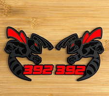 392 Hornet Badges Emblem BEE RED eye /wings, 2 BADGES, Fender Aggressive picture