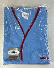 Vtg NOS Towncraft Pajamas Mens Large Blue Penn-Prest Short Sleeve Short Leg Lrg picture