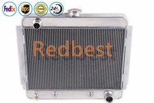 3 Rows Alu Radiator For 1963-1967 Chevrolet Chevy II Nova Hardtop 2-Door 4.6L V8 picture