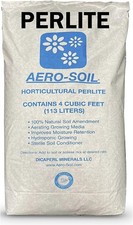 Premium Horticultural Perlite Soil Additive for Drainage & Growth - Coarse 4 Cu picture