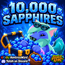AJPW | 10,000 Sapphires | Fast Delivery | 100% Trusted | Animal Jam Play Wild picture