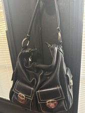 Marc Jacobs Multi-Pocket “Blake”in Black Leather Silver Hardware picture