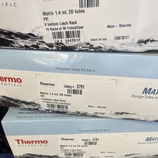Promo 5x Cases Thermo Scientific Matrix 1.4mL 2D Polypropylene Tubes MPN 3791 picture