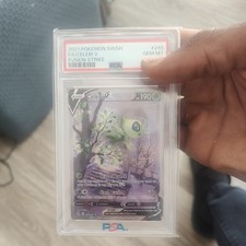 Celebi V 2021 Pokemon Fusion Strike #245/264 Ultra Rare PSA GEM MINT 10 picture