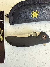 Spyderco Magnitude Peter Carey Sprint Run Edition, serial # 002, carbon fiber. picture