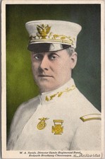 c1910s REDPATH-BROCKWAY CHAUTAUQUA Advertising Postcard W.A. SANDS Band Director picture