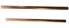 2 Filipino Escrima Kali Arnis Octagonal Black Walnut Hardwood Sticks Set 28