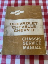 1965 Chevrolet Chevelle Chevy II Chassis Service Shop Repair Manual Vintage picture
