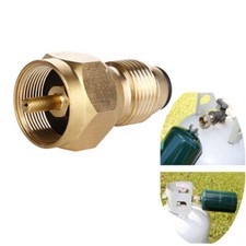 Propane Refill Adapter Lp Gas Cylinder Tank 1LB Coupler Heater Camping Cooking picture