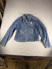 Vintage 1940-50's Hercules Denim Jacket Chore Coat AMAZING condition And Fade picture