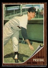 1962 Topps #230 Camilo Pascual picture