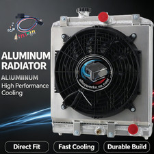 4 ROW RADIATOR+SHROUD FAN FOR 92-00 HONDA CIVIC EG EK/DEL SOL/INTEGRA MT picture