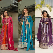 Indian Pakistani Dress Salwar Kameez Ready To Wear Suits Wedding Party Bollywood picture