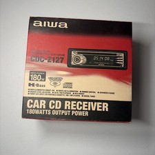 Vintage Aiwa Car CD Player Receiver Stereo 180w H-Bass CDC-Z127  Read Descrip picture