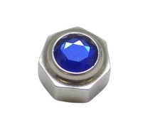 Genuine Cartier Crown Santos GM Ref. VC070192 /622 00082 with Blue Stone (4.5mm) picture