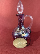 Vintage Fenton Art Glass (Connoisseur Collection) Vasa Murrhina Cruet picture