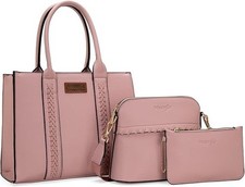 Wrangler 3Pcs Purses for Women Tote Bag Crossbody Handbag Sets with Strap-NWT picture