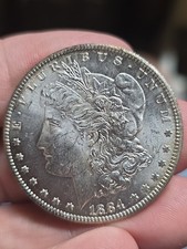 1884-CC Morgan Silver Dollar BU picture