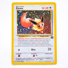 [LP] Eevee Holo Pokemon Black Star Promo 11 WOTC 1999-2000 Vintage Fast Shipping picture