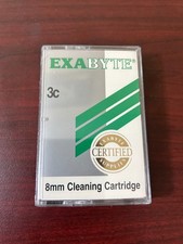 Exabyte 3C 8mm Cleaning Cartridge Certified Brand New Sealed. picture