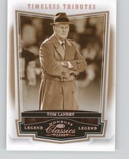 2008 Donruss Classics Tom Landry #103 Timeless Tributes Bronze /250 Cowboys picture