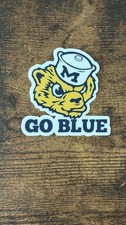 University of Michigan Wolverines Vintage Die Cut Vinyl Decal picture