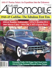 1948 1949 Cadillac featured in vintage Collectible Automobile picture