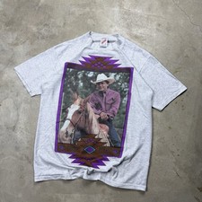Vintage 1993-94 George Strait “Easy Come, Easy Go” Geometric Tour Tee Shirt picture
